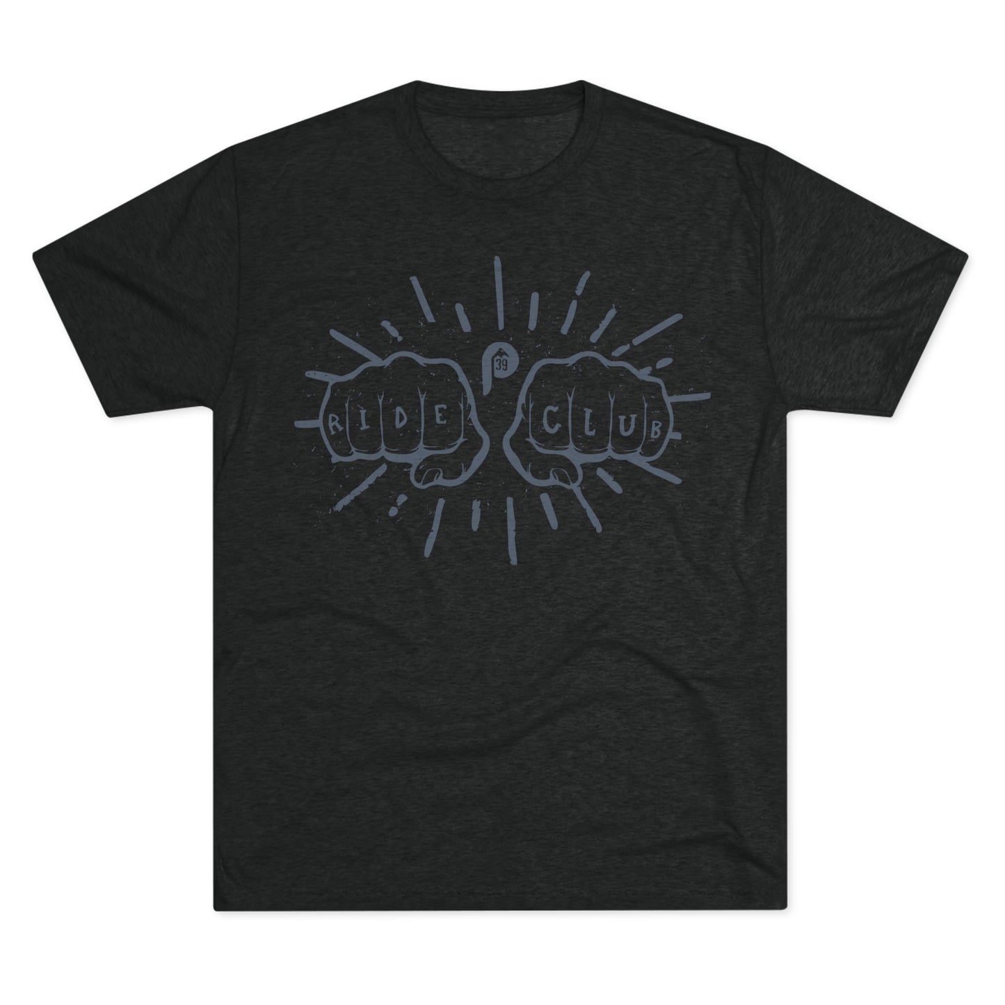 Unisex Adventure Gear Tri-Blend Tee | Ride Club | Black