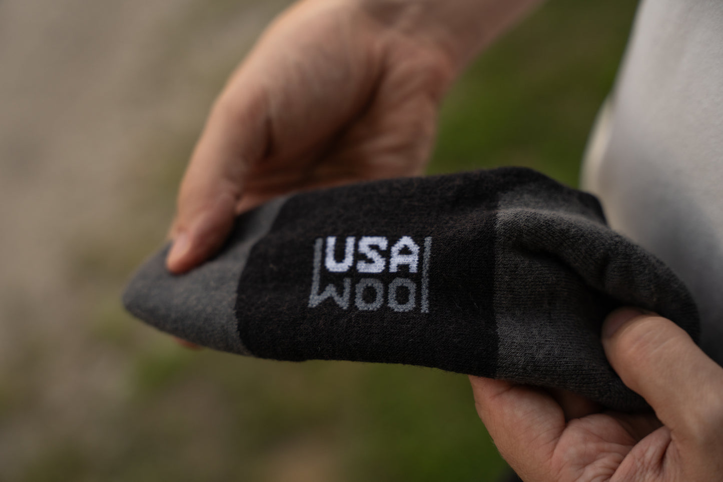 Wool Crew Sock - Everyday Black