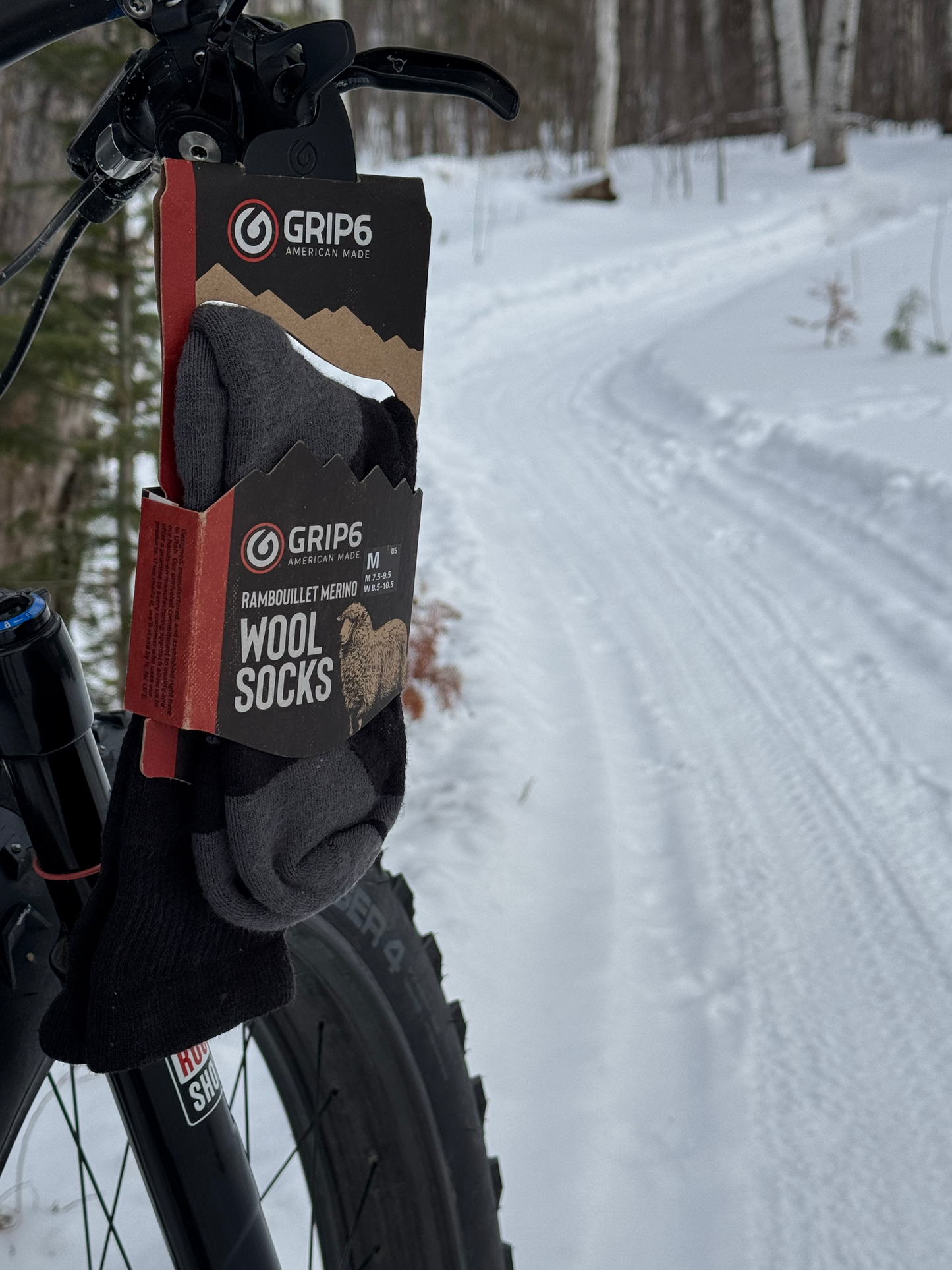 Wool Boot Sock - Black