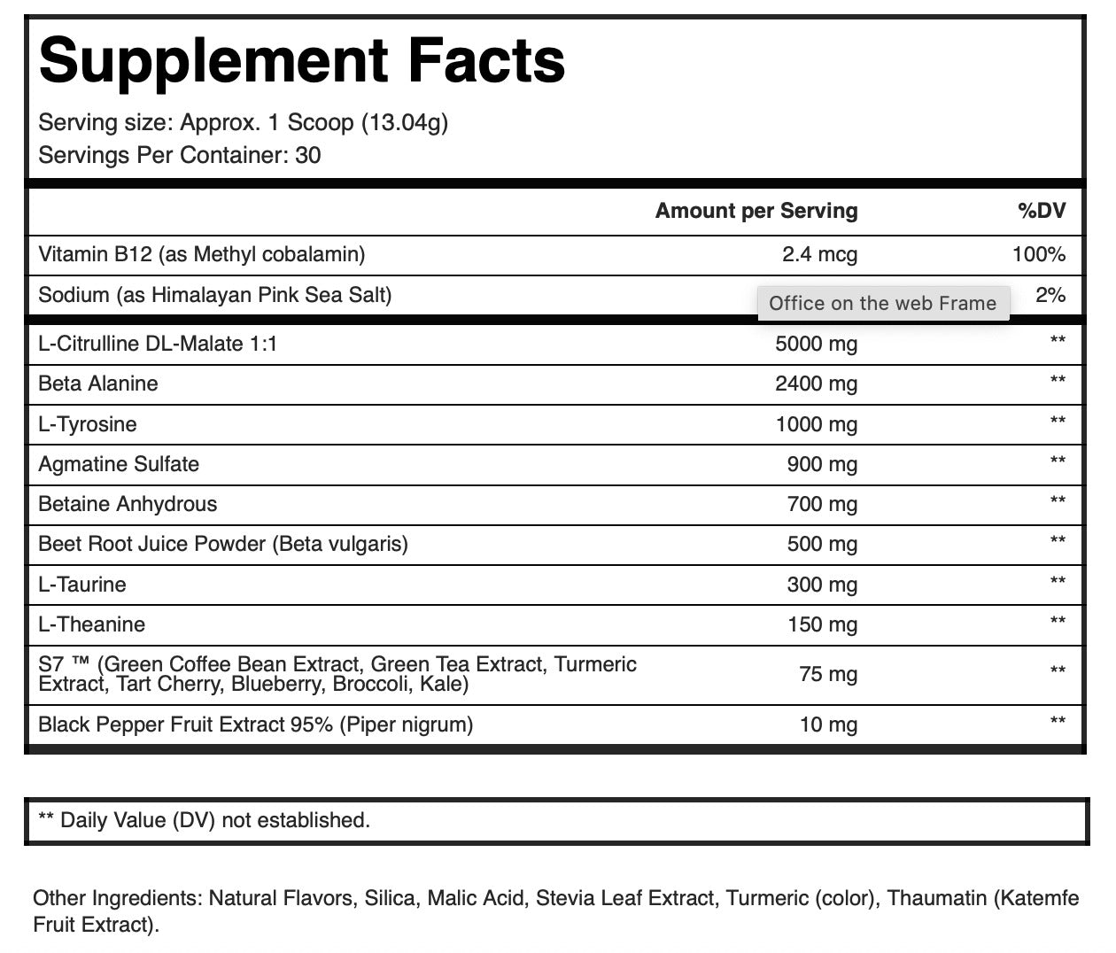 THE Pre-Workout by IVY Labs