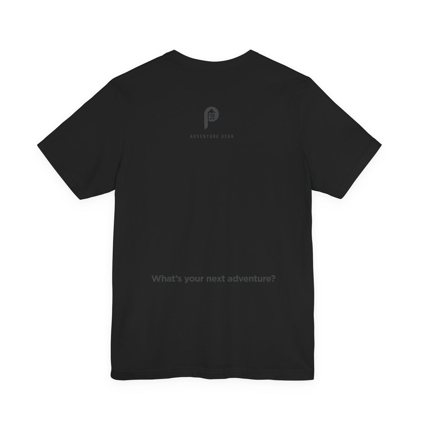 Unisex Adventure Gear Jersey Tee | Ride. Hike. Camp. Hunt. Live! | Black