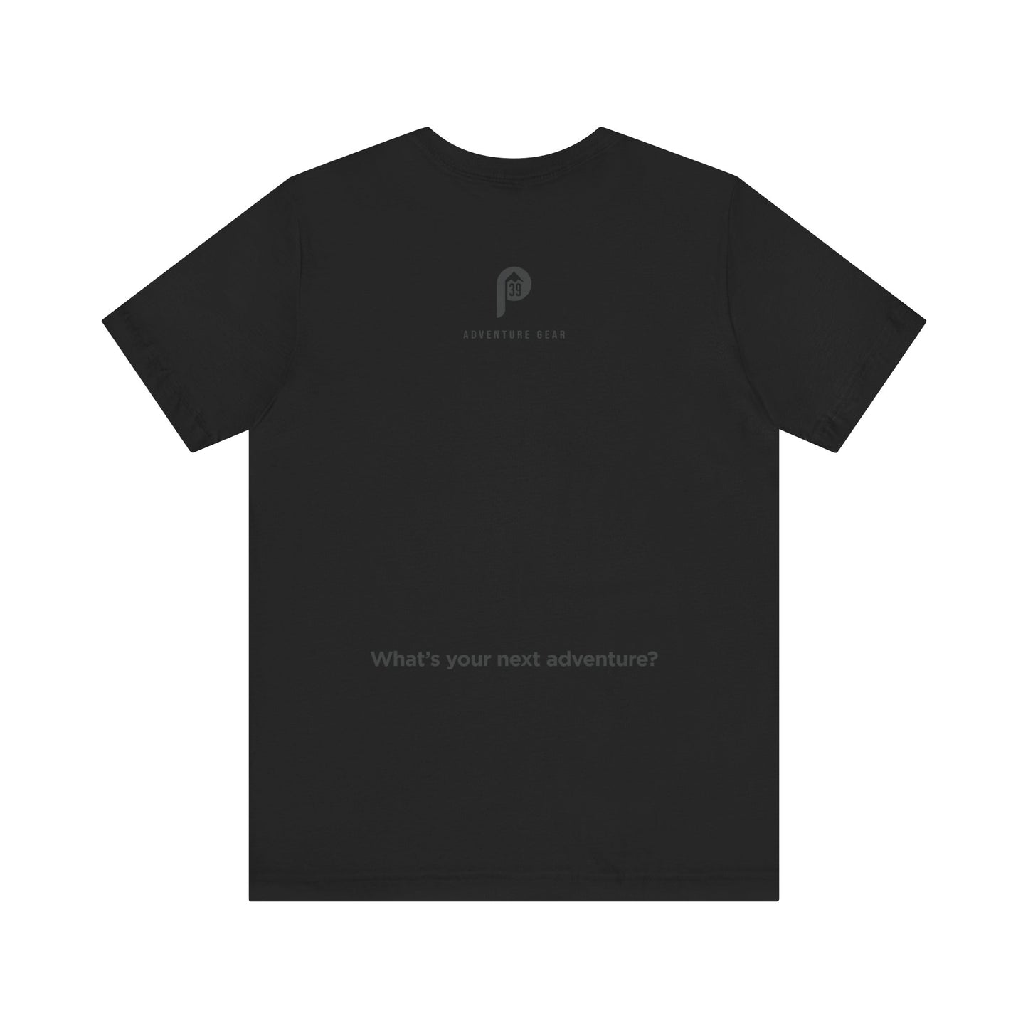 Unisex Adventure Gear Jersey Tee | Ride. Hike. Camp. Hunt. Live! | Black