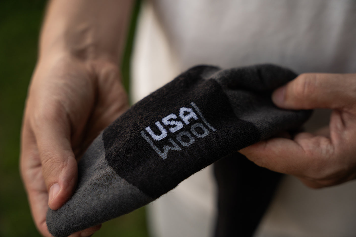 Wool Boot Sock - Black