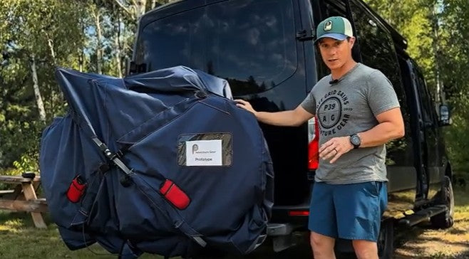 Load video: Introducing P39 Adventure Gear Bike Cover
