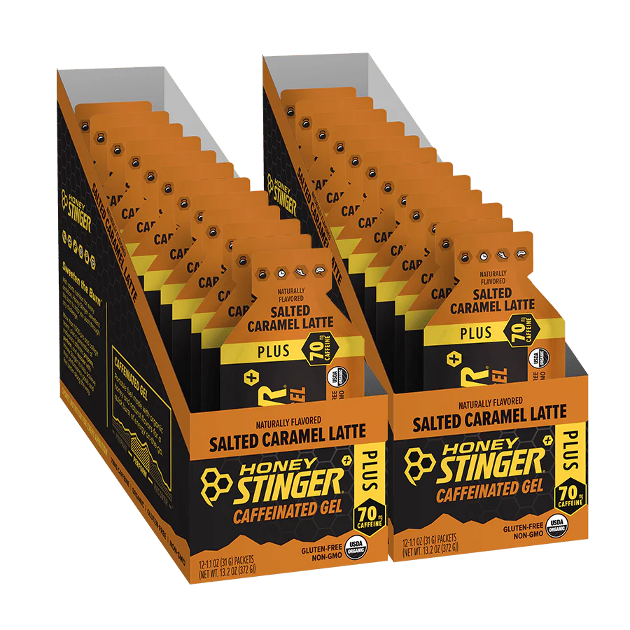 Salted Caramel Latte Caffeinated Energy Gel Pack of 12